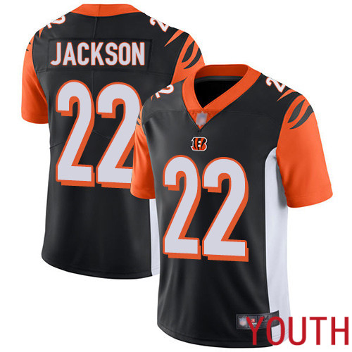 Cincinnati Bengals Limited Black Youth William Jackson Home Jersey NFL Footballl #22 Vapor Untouchable->youth nfl jersey->Youth Jersey